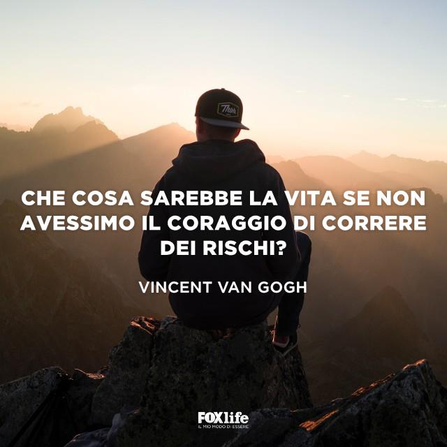Citazione Van Gogh Ragazzo seduto su un promontorio