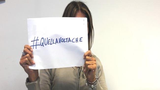 #quellavoltache, il libro con le testimonianze di abusi di donne dall'8 marzo La scritta sul foglio di #quellavoltache