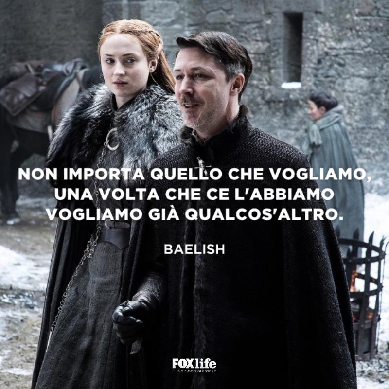 Citazione Baelish Baelish e Sansa