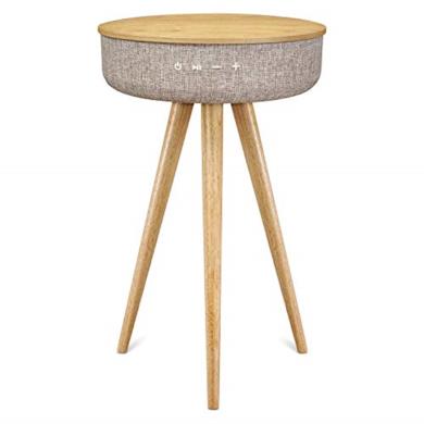 Victrola Tavolino in Legno con Altoparlante Bluetooth - Grigio