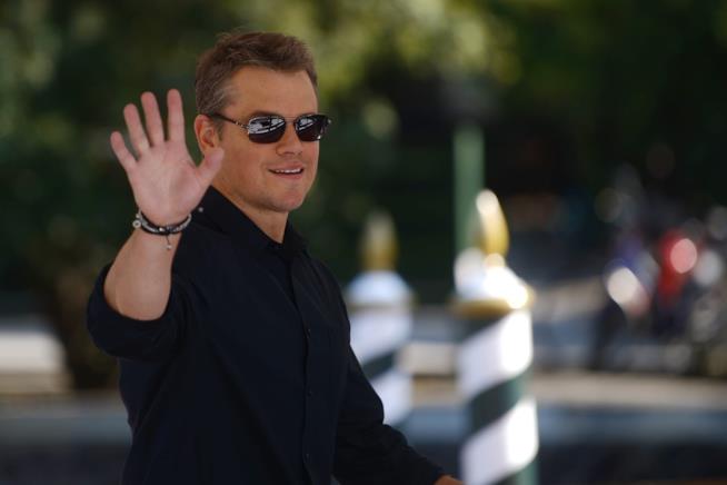 Matt Damon alla conferenza di Downsizing a Venezia 74 Matt Damon a Venezia 74