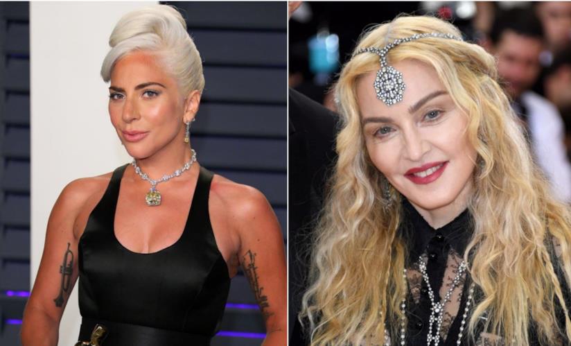 La pace tra Lady Gaga e Madonna Collage tra Lady Gaga e Madonna