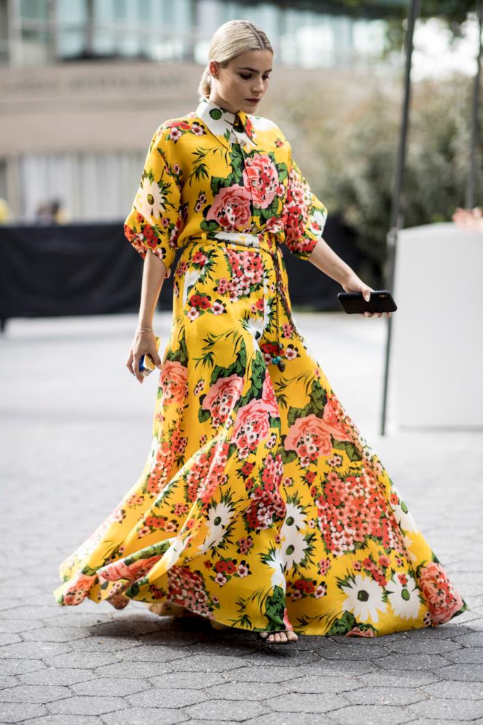 Maxi dress con stampa a fiori Maxi dress con stampa a fiori PE2020 Street Style