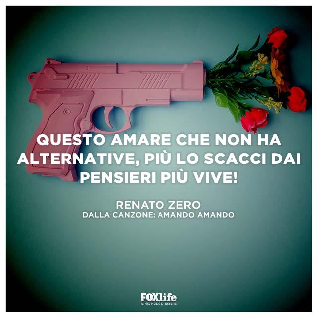 Questo amare che non ha alternative, più lo scacci dai pensieri più vive! Le emozioni dei testi delle canzoni d'amore da inviare con WhatsApp alla persona che ami