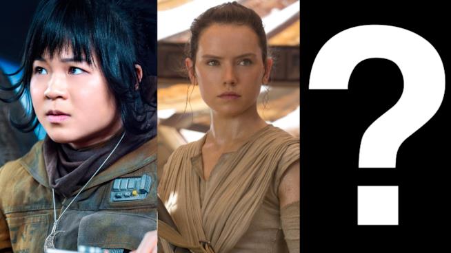 Kelly Marie Tran e Daisy Ridley in Star Wars Due foto di Kelly Marie Tran e Daisy Ridley