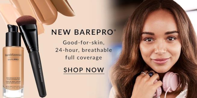 BareMinerals fondotinta liquido BarePro Il nuovo fondotinta liquido minerale BarePro di BareMinerals