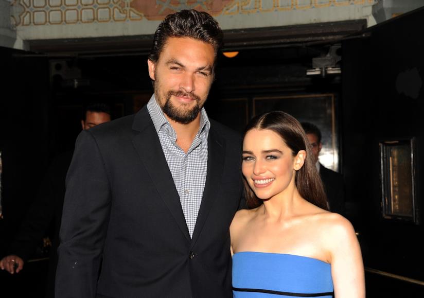 Jason Momoa ed Emilia Clarke: reunion Game of Thrones agli Oscar 2019 Jason Momoa ed Emilia Clarke