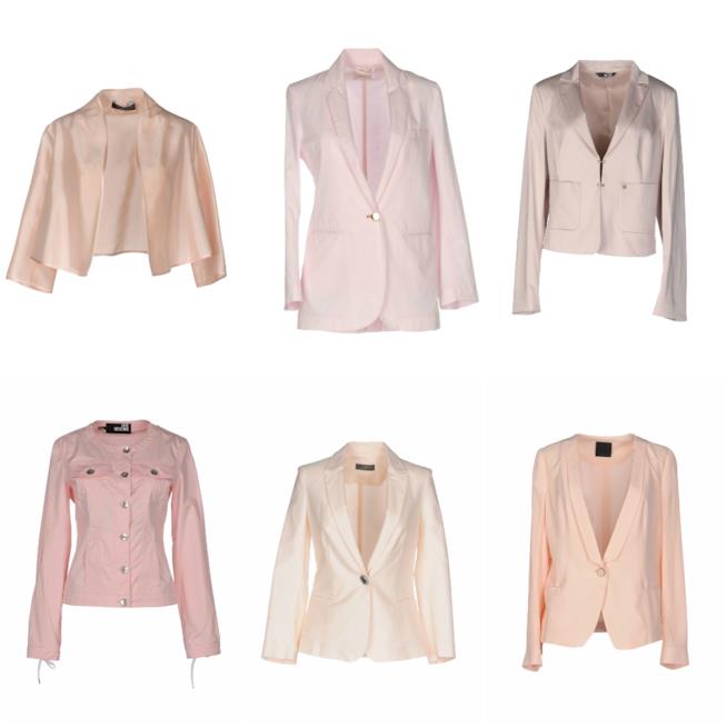 Giacche e blazer in Millennial Pink per la moda P/E 2018 Le giacche in rosa per l'estate 2018