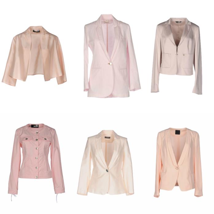 Giacche e blazer in Millennial Pink per la moda P/E 2018 Le giacche in rosa per l'estate 2018