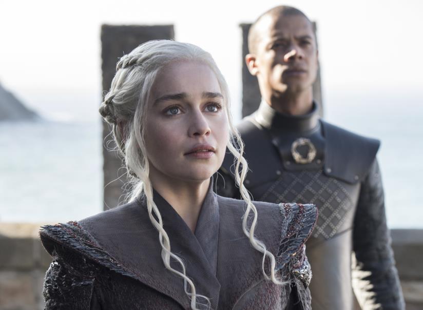 Emilia Clarke nella settima stagione di Game of Thrones Emilia Clarke ne Il trono di spade