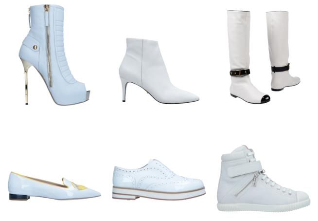 Stivali, stivaletti e mocassini bianchi must have dell'autunno inverno 2018-19 Scarpe bianche di tendenza per l'A/I 2018-19