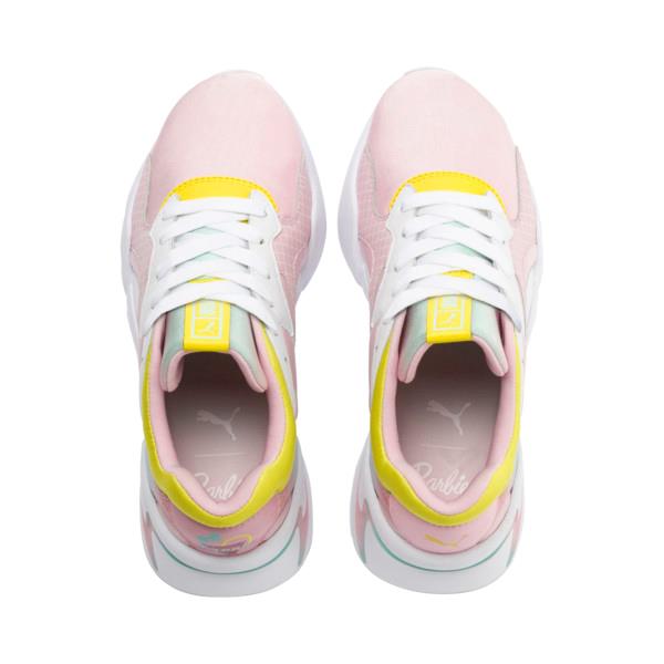 Sneakers Puma modello Nova x Barbie Linguetta sfumata in tessuto con logo Puma