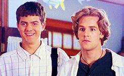 Dawson's Creek Pacey Witter e Dawson Leery, interpretati da Joshua Jackson e James Van Der Beek