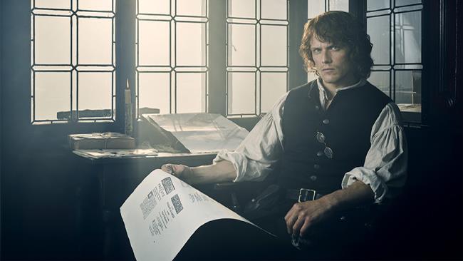 Scena della tipografia da Outlander Scena della tipografia tratta da Outlander