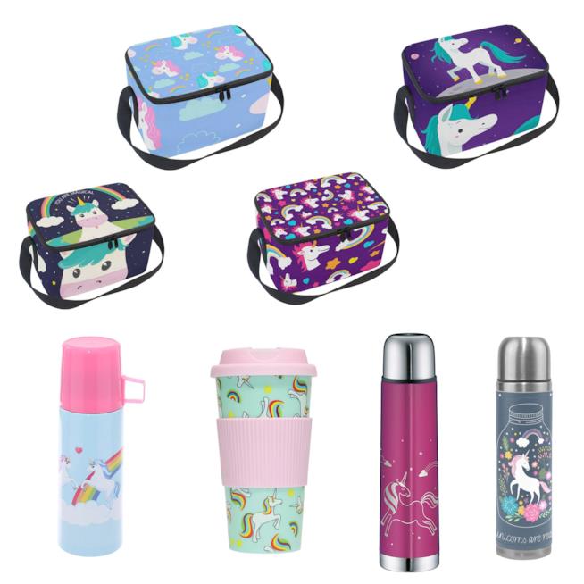 Thermos e portamerende degli unicorni Thermos e portamerende degli unicorni