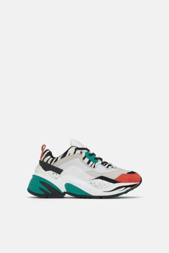 Sneakers con maxi suola