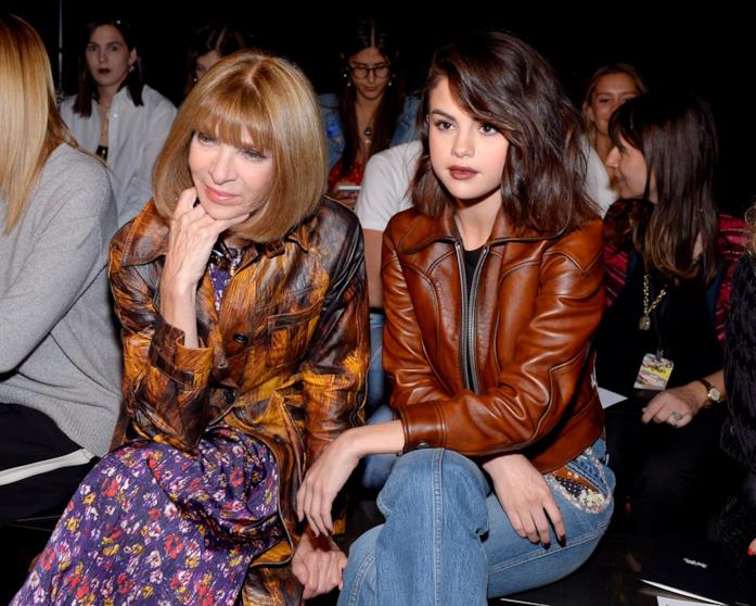 Anna Wintour e Selena Gomez Anna Wintour e Selena Gomez, Front Row