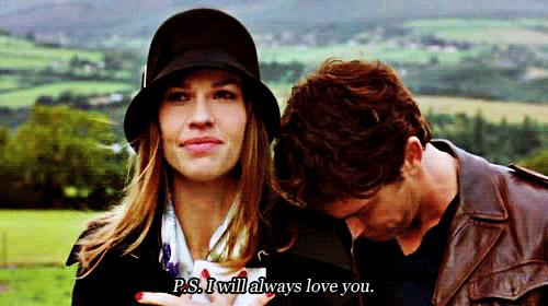 Hilary Swank e Gerard Butler in P.S. I Love You Una scena di P.S. I Love You