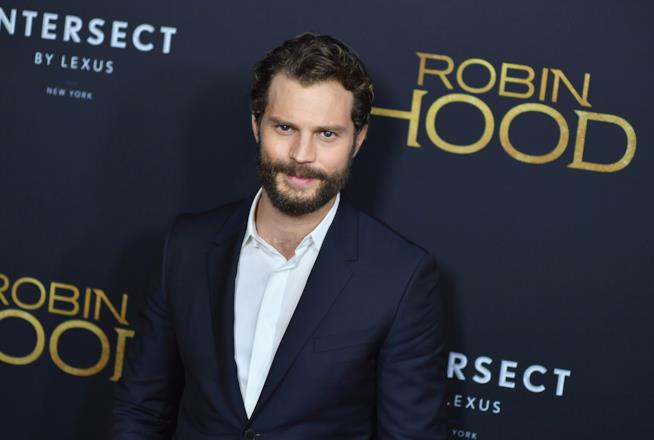 Jamie Dornan all'anteprima di Robin Hood Jamie Dornan alla prima di Robin Hood - L'origine dellaleggenda