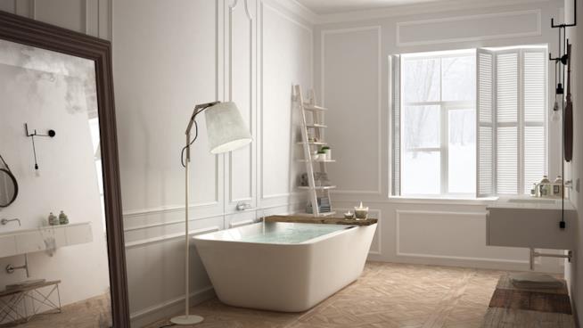 Come far durare a lungo un pavimento in parquet in bagno e in cucina Bagno con parquet