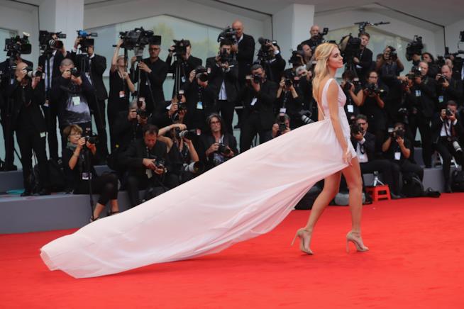 chiara ferragni red carpet