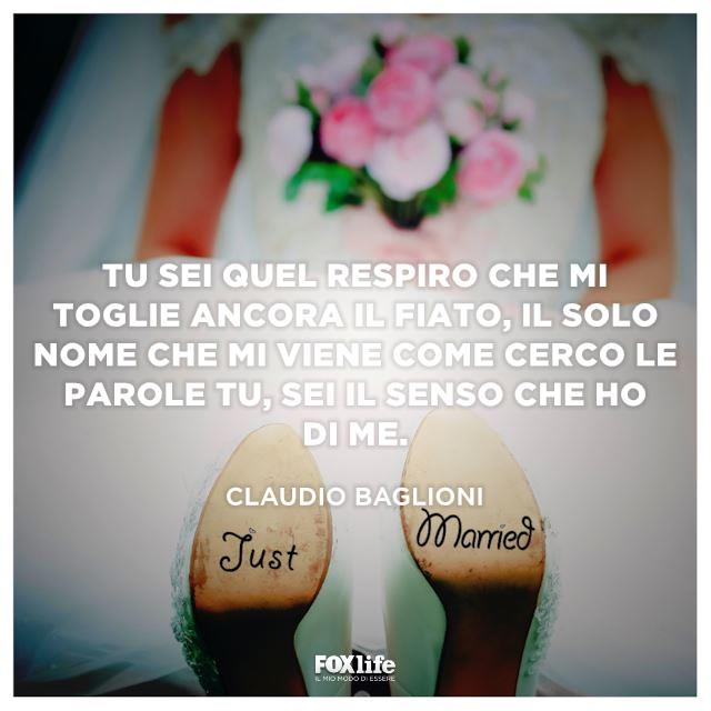 Citazione Claudio Baglioni Sposa seduta a terra