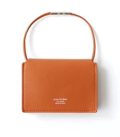 Coin purse cognac brown