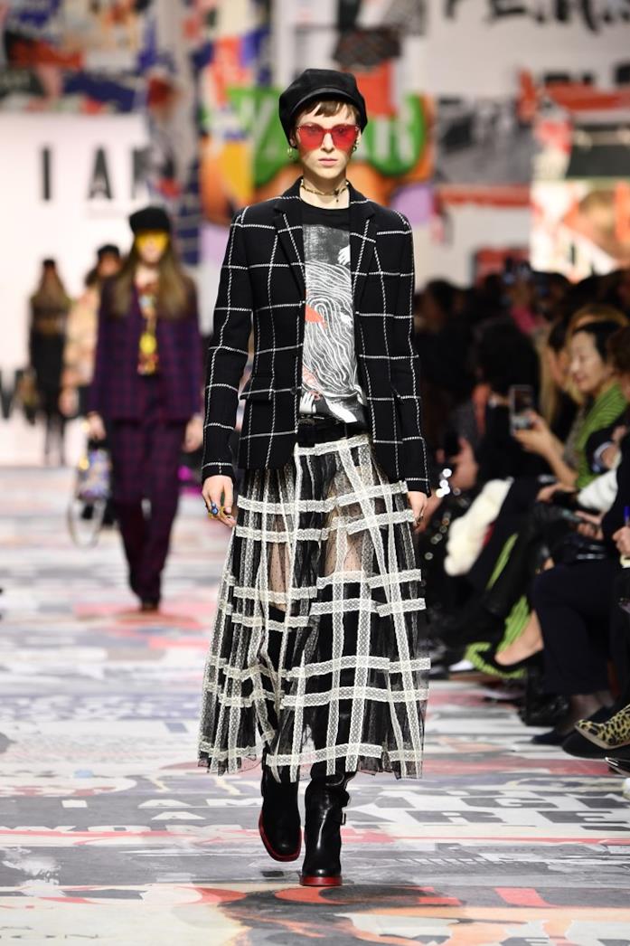 Dior - Tulle Gonna di tulle nella sfilata Dior