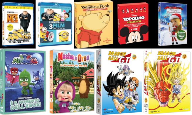 Film e serie TV per bambini Cofanetti di film e serie TV animate per bambini