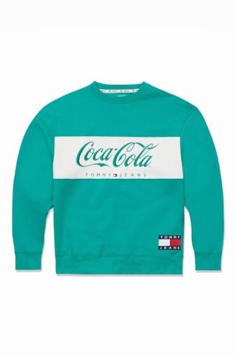 Felpa con logo Coca-Cola