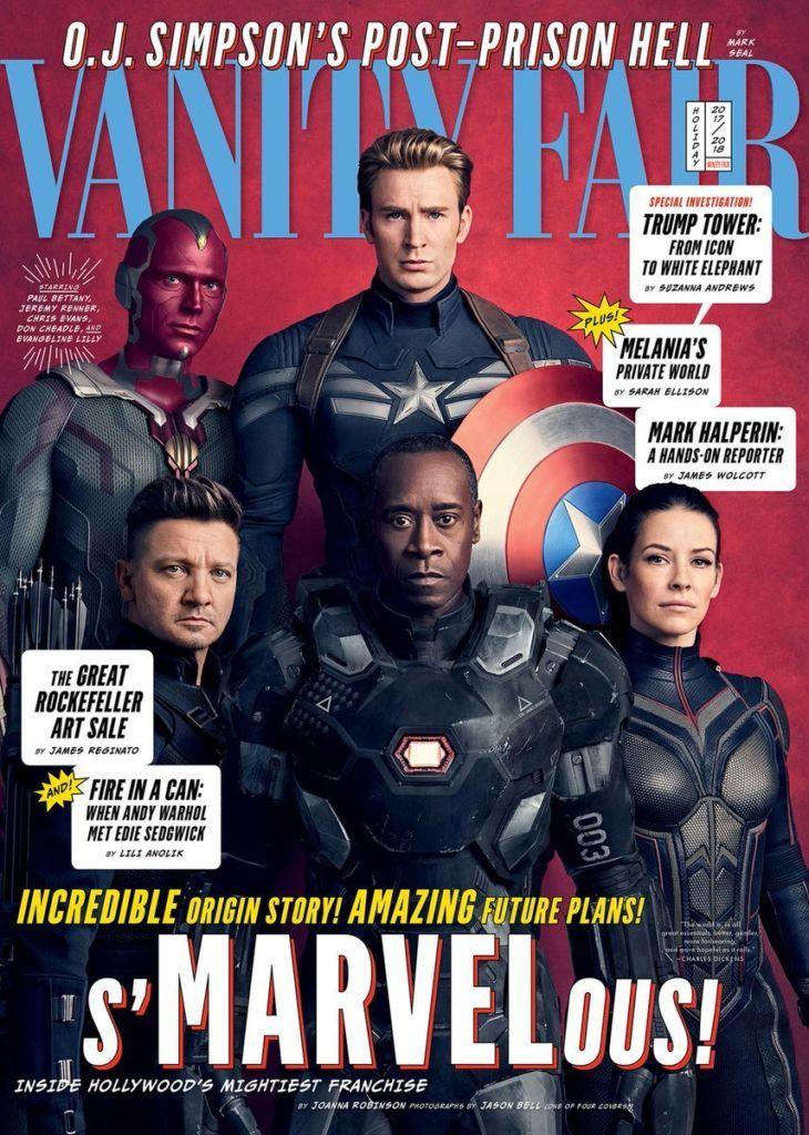 La seconda variant cover di Vanity Fair Gli Avengers sulle copertine di Vanity Fair