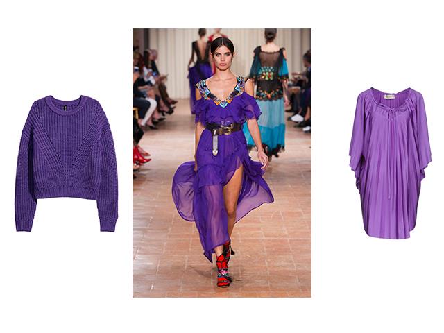 Alberta Ferretti, Balenciaga, H&M Ultra Violet Maglie e abiti in Ultra Violet