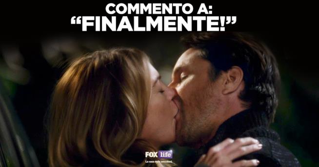 Il nostro commento all'episodio 12x23 di Grey's Anatomy Meredith e Nathan si danno unn bacio davvero appassionato