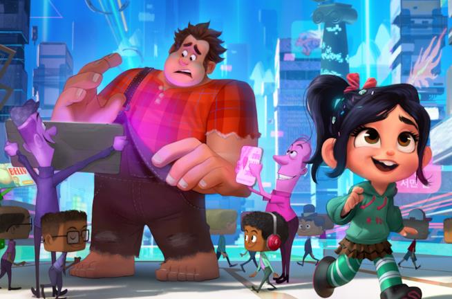 La recensione di Ralph spacca Internet Una scena di Ralph spacca Internet