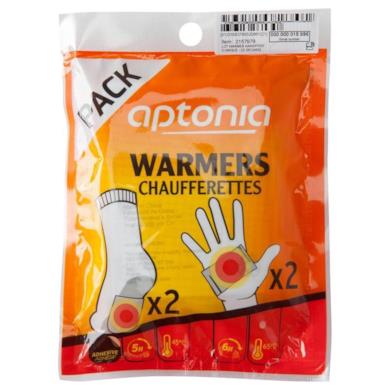 Aptonia lotto 2 scaldamani e 2 scaldapiedi