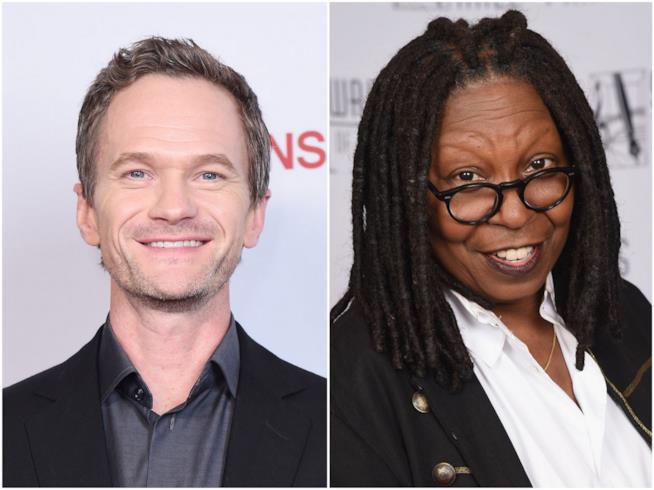 Neil Patrick Harris e Whoopi Goldberg: lei gli promise che un giorno avrebbero fatto sesso Neil Patrick Harris e Whoopi Goldberg