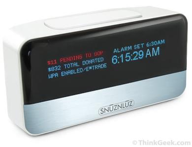 SNŪZ-N-LŪZ - Donation Alarm Clock