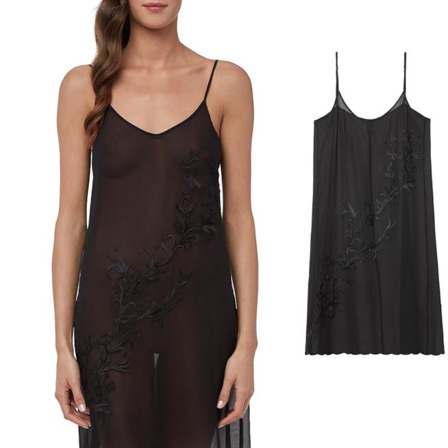 Sottoveste nera Intimissimi per Capodanno Sottoveste Intimissimi per Capodanno