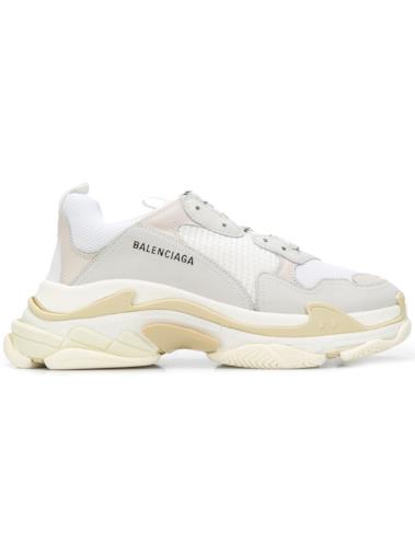 Sneaker Triple S total white da donna