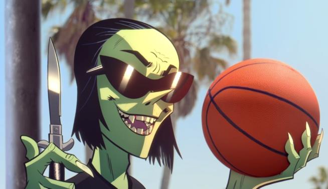 Asso, il personaggio delle Superchicche nel video Himulity dei Gorillaz Il personaggio delle superchicche Asso