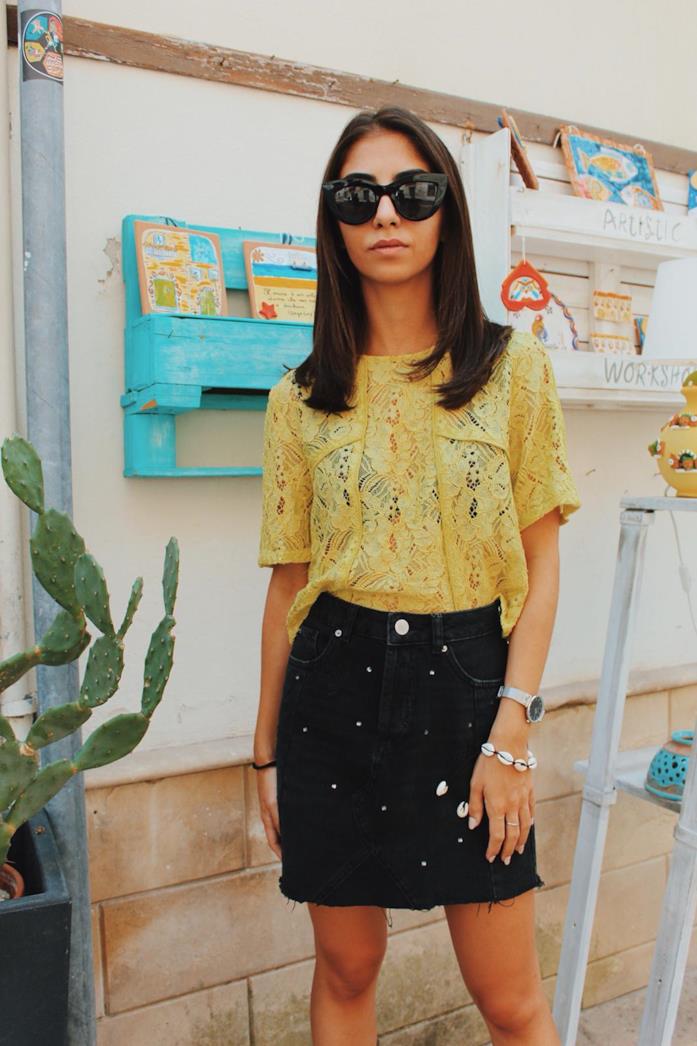 Anna Delia Caccamo Anna Delia Caccamo con un outfit estivo