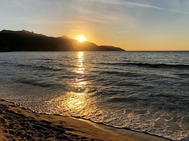 Tramonto all'Isola d'Elba Tramonto sul mare