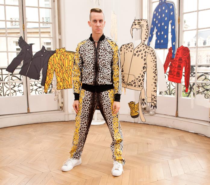 Jeremy Scott wearing adidas Jeremy Scott wearing adidas