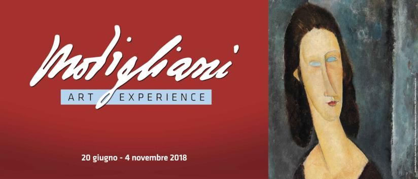 Modigliani: la mostra immersiva al MUDEC Banner della mostra al MUDEC