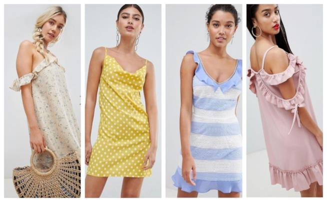 Abiti sottoveste di tendenza per l'estate 2018 Gli slip dress, vestiti in stile lingerie moda estate 2018