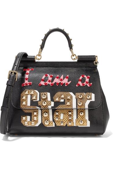 Borsa a mano nera Dolce&Gabbana per regali di Natale Borsa a mano nera Dolce&Gabbana da regalare Natale