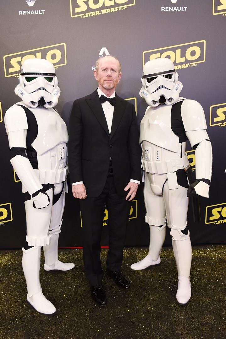 Ron Howard alla premiere europea di Solo: A Star Wars Story Ron howard a Cannes per presentare Solo: A Star Wars Story