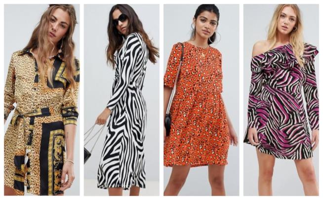 Vestiti con le stampe animalier di tendenza per l'estate e autunno 2018 Maculate, zebrate, tigrate, le stampe animalier sui vestiti