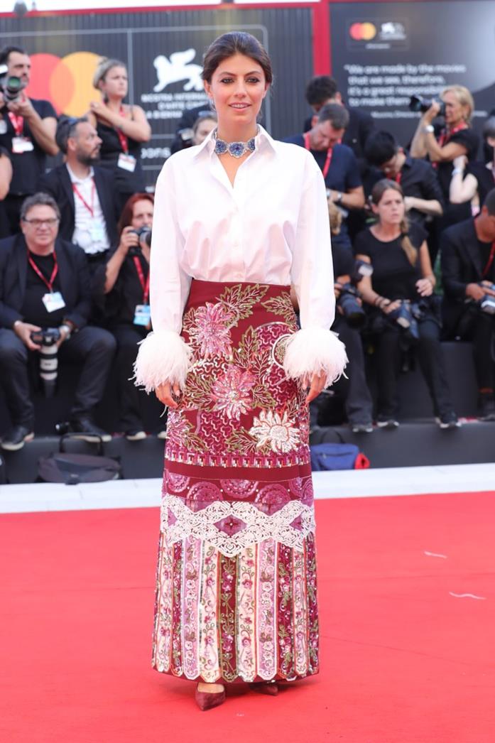 Il look di Alessandra Mastronardi sul red carpet di Joker Alessandra Mastronardi sul red carpet di Joker
