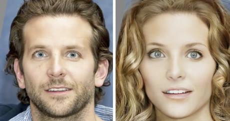 Bradley Cooper in versione femminile Bradley Cooper immaginato come donna